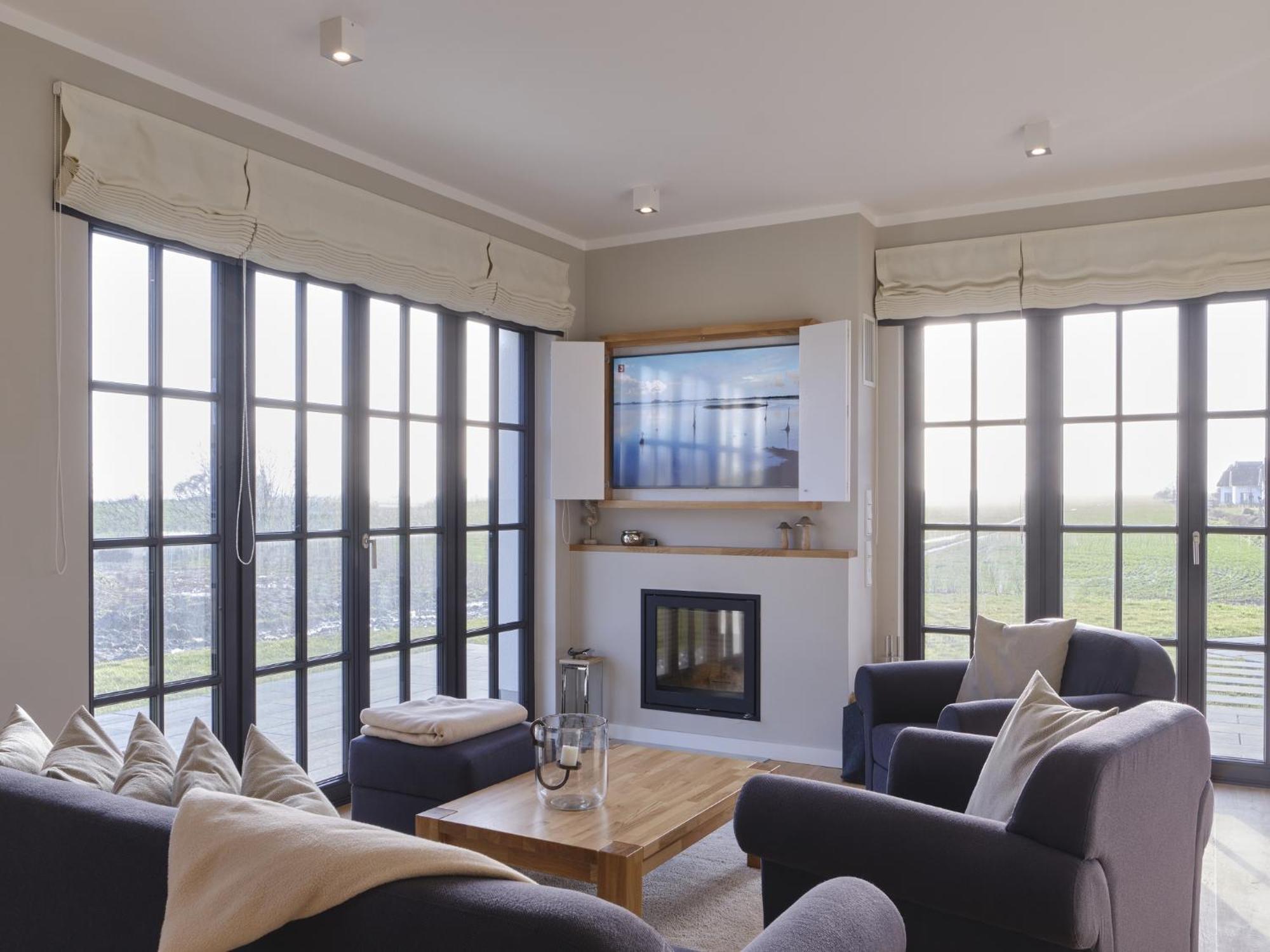 Reetland Am Meer - Luxusplus Reetdachvilla Mit 4 Schlafzimmern, Aussensauna, Loungebereich Und Kamin G07 Dranske Eksteriør billede