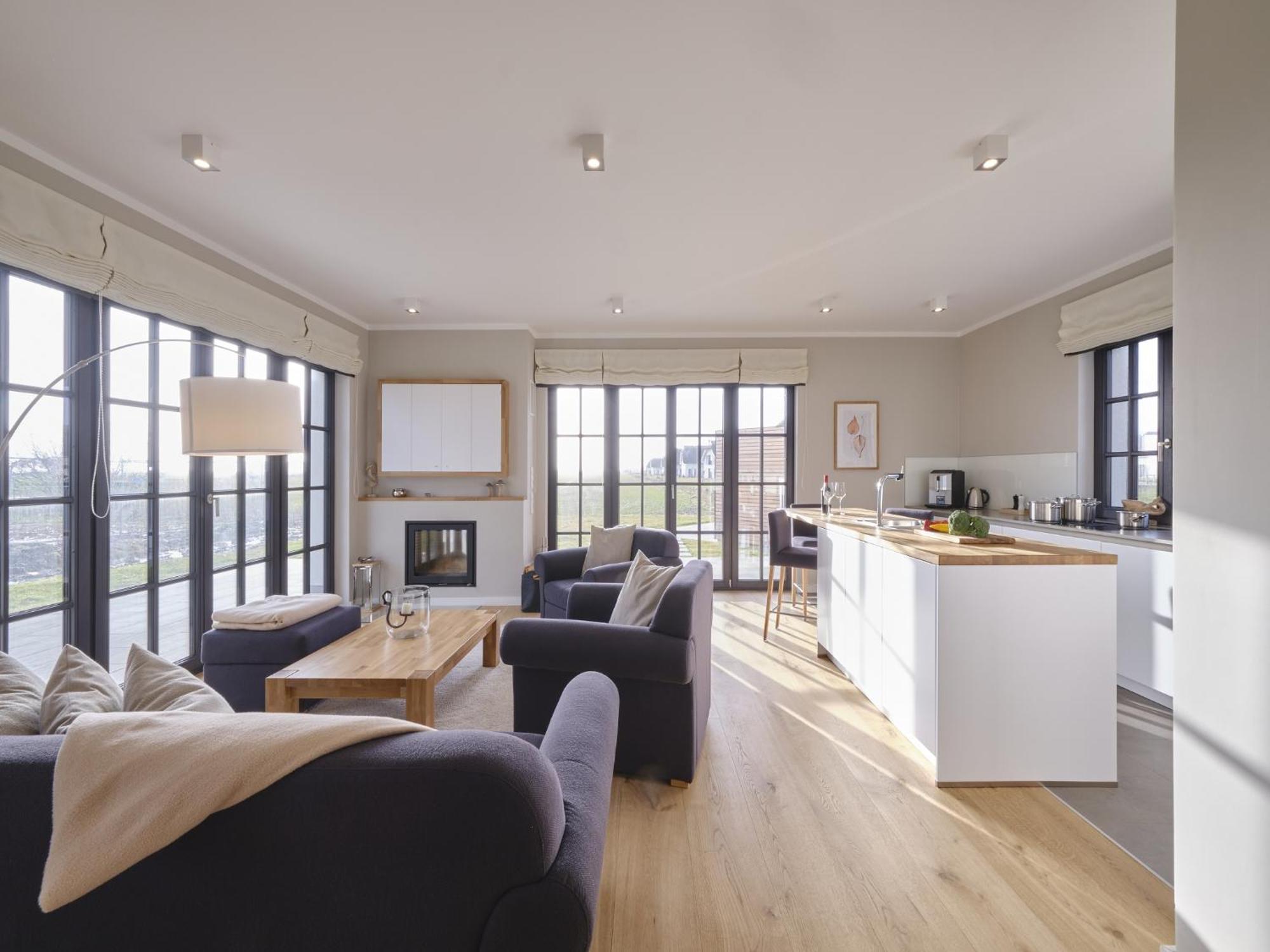 Reetland Am Meer - Luxusplus Reetdachvilla Mit 4 Schlafzimmern, Aussensauna, Loungebereich Und Kamin G07 Dranske Eksteriør billede
