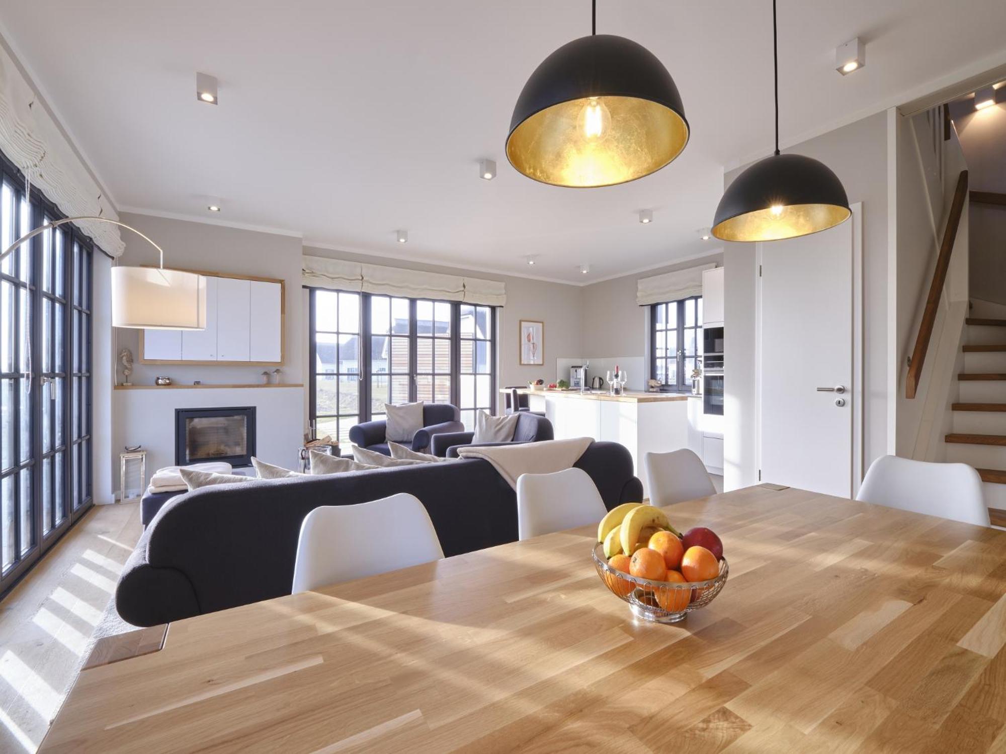 Reetland Am Meer - Luxusplus Reetdachvilla Mit 4 Schlafzimmern, Aussensauna, Loungebereich Und Kamin G07 Dranske Eksteriør billede