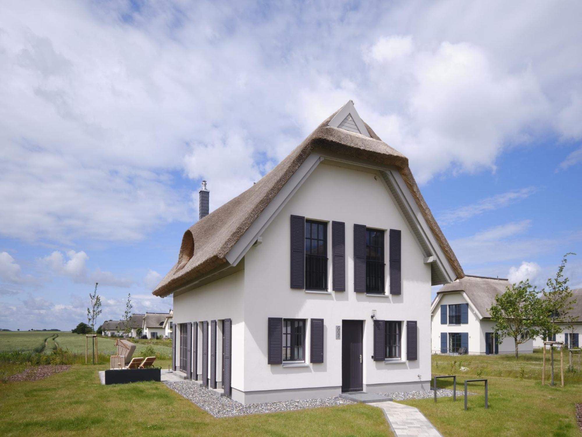 Reetland Am Meer - Luxusplus Reetdachvilla Mit 4 Schlafzimmern, Aussensauna, Loungebereich Und Kamin G07 Dranske Eksteriør billede